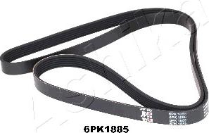 Ashika 112-6PK1885 - Поликлиновой ремень autospares.lv