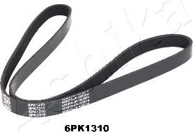 Ashika 112-6PK1310 - Поликлиновой ремень autospares.lv