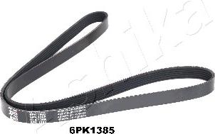 Ashika 112-6PK1385 - Поликлиновой ремень autospares.lv