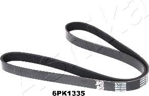 Ashika 112-6PK1335 - Поликлиновой ремень autospares.lv