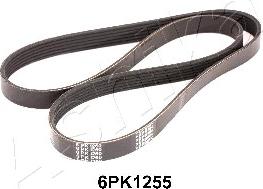 Ashika 112-6PK1255 - Поликлиновой ремень autospares.lv