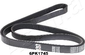 Ashika 112-6PK1745 - Поликлиновой ремень autospares.lv