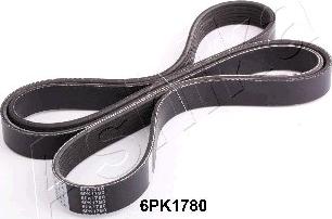 Ashika 112-6PK1780 - Поликлиновой ремень autospares.lv