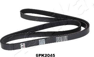 Ashika 112-6PK2045 - Поликлиновой ремень autospares.lv