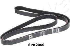 Ashika 112-6PK2050 - Поликлиновой ремень autospares.lv