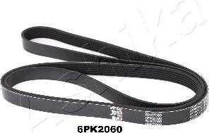 Ashika 112-6PK2060 - Поликлиновой ремень autospares.lv