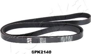 Ashika 112-6PK2140 - Поликлиновой ремень autospares.lv