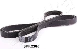 Ashika 112-6PK2305 - Поликлиновой ремень autospares.lv