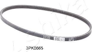 Ashika 112-3PK665 - Поликлиновой ремень autospares.lv