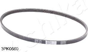 Ashika 112-3PK660 - Поликлиновой ремень autospares.lv