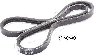 Ashika 112-3PK840 - Поликлиновой ремень autospares.lv