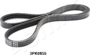 Ashika 112-3PK855 - Поликлиновой ремень autospares.lv