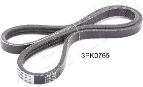 Ashika 112-3PK765 - Поликлиновой ремень autospares.lv