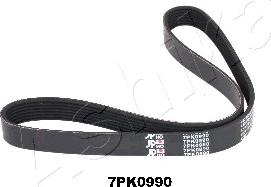 Ashika 112-7PK990 - Поликлиновой ремень autospares.lv