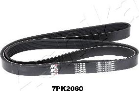 Ashika 112-7PK2060 - Поликлиновой ремень autospares.lv