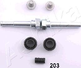 Ashika 136-02-203 - Ремкомплект, тормозной суппорт autospares.lv