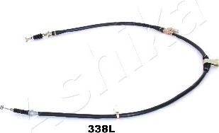 Ashika 131-03-338L - Тросик, cтояночный тормоз autospares.lv