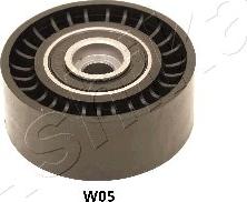 Ashika 129-0W-W05 - Ролик, поликлиновый ремень autospares.lv