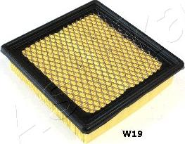 Ashika 20-0W-W19 - Воздушный фильтр, двигатель autospares.lv