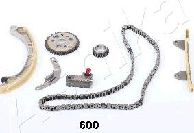 Ashika KCK600 - Комплект цепи привода распредвала autospares.lv