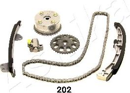 Ashika KCK202V - Комплект цепи привода распредвала autospares.lv