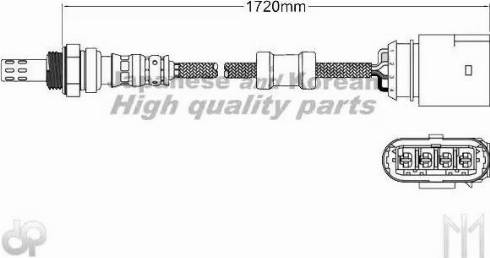 Ashuki 9200-49148 - Лямбда-зонд, датчик кислорода autospares.lv