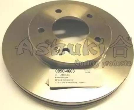 Ashuki 0990-4603 - Тормозной диск autospares.lv