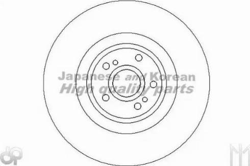 Ashuki 0990-6107 - Тормозной диск autospares.lv