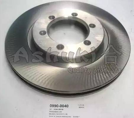 Ashuki 0990-0040 - Тормозной диск autospares.lv