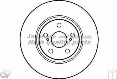 Ashuki 0990-7902 - Тормозной диск autospares.lv