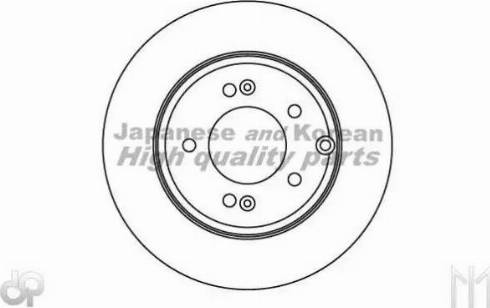 Ashuki 0993-5150 - Тормозной диск autospares.lv