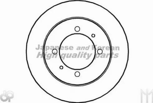 Ashuki 0993-6050 - Тормозной диск autospares.lv