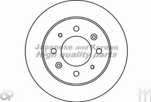 Ashuki 0993-2130 - Тормозной диск autospares.lv