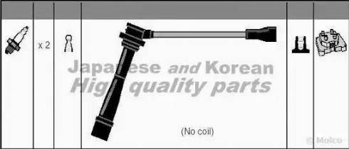 Ashuki 1614-1108 - Комплект проводов зажигания autospares.lv