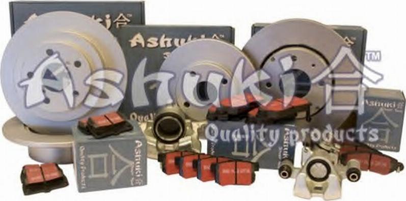 Ashuki 1050-4405 - Комплект тормозных колодок, барабанные autospares.lv