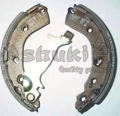 Ashuki 1050-4250 - Комплект тормозных колодок, барабанные autospares.lv