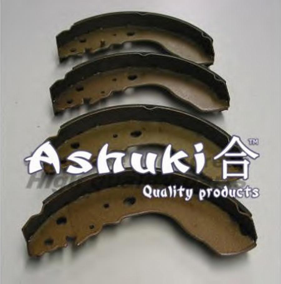 Ashuki 1050-0503 - Комплект тормозных колодок, барабанные autospares.lv