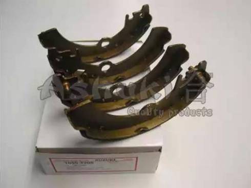 Ashuki 1050-2208 - Комплект тормозных колодок, барабанные autospares.lv