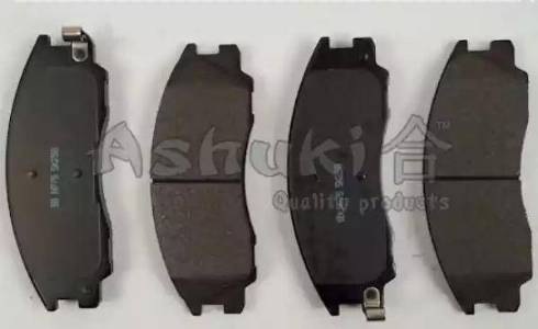 Ashuki 1080-4350 - Тормозные колодки, дисковые, комплект autospares.lv