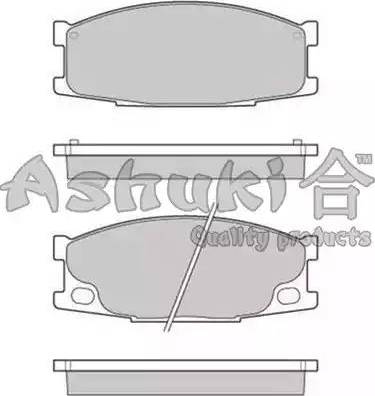 Akebono AN-363WK - Тормозные колодки, дисковые, комплект autospares.lv