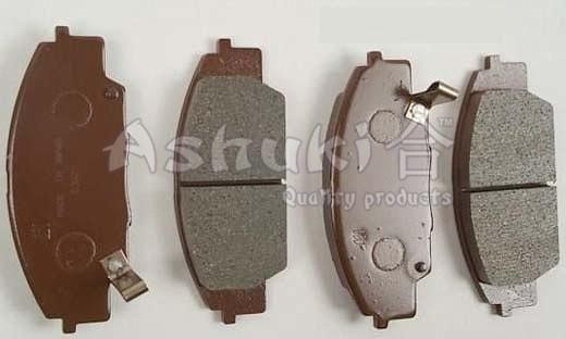 Ashuki 1080-5504 - Тормозные колодки, дисковые, комплект autospares.lv