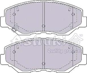 Ashuki 1080-1604 - Тормозные колодки, дисковые, комплект autospares.lv