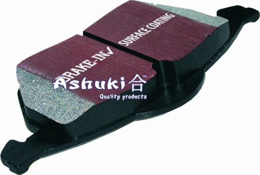 Ashuki 1080-1312 - Тормозные колодки, дисковые, комплект autospares.lv