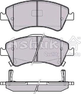 Ashuki 1080-3212 - Тормозные колодки, дисковые, комплект autospares.lv