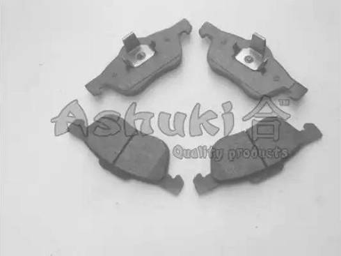 Ashuki 1080-2801 - Тормозные колодки, дисковые, комплект autospares.lv