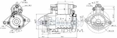 Ashuki ASH17-1001 - Стартер autospares.lv