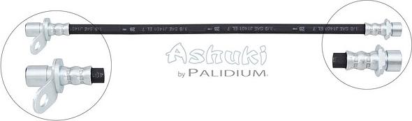 Ashuki ASH3-0064 - Тормозной шланг autospares.lv