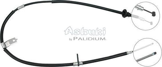 Ashuki ASH3-1040 - Тросик, cтояночный тормоз autospares.lv