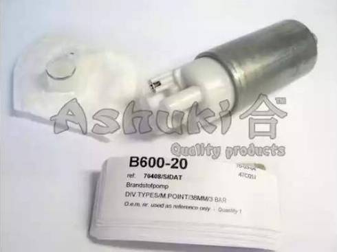 Ashuki B600-20 - Топливный насос autospares.lv