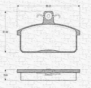 Ashuki K012-11 - Тормозные колодки, дисковые, комплект autospares.lv